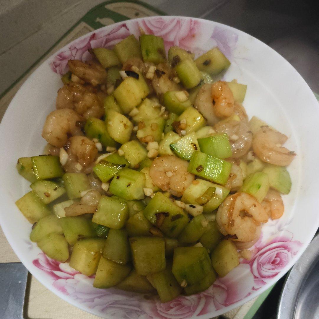 虾仁炒青瓜