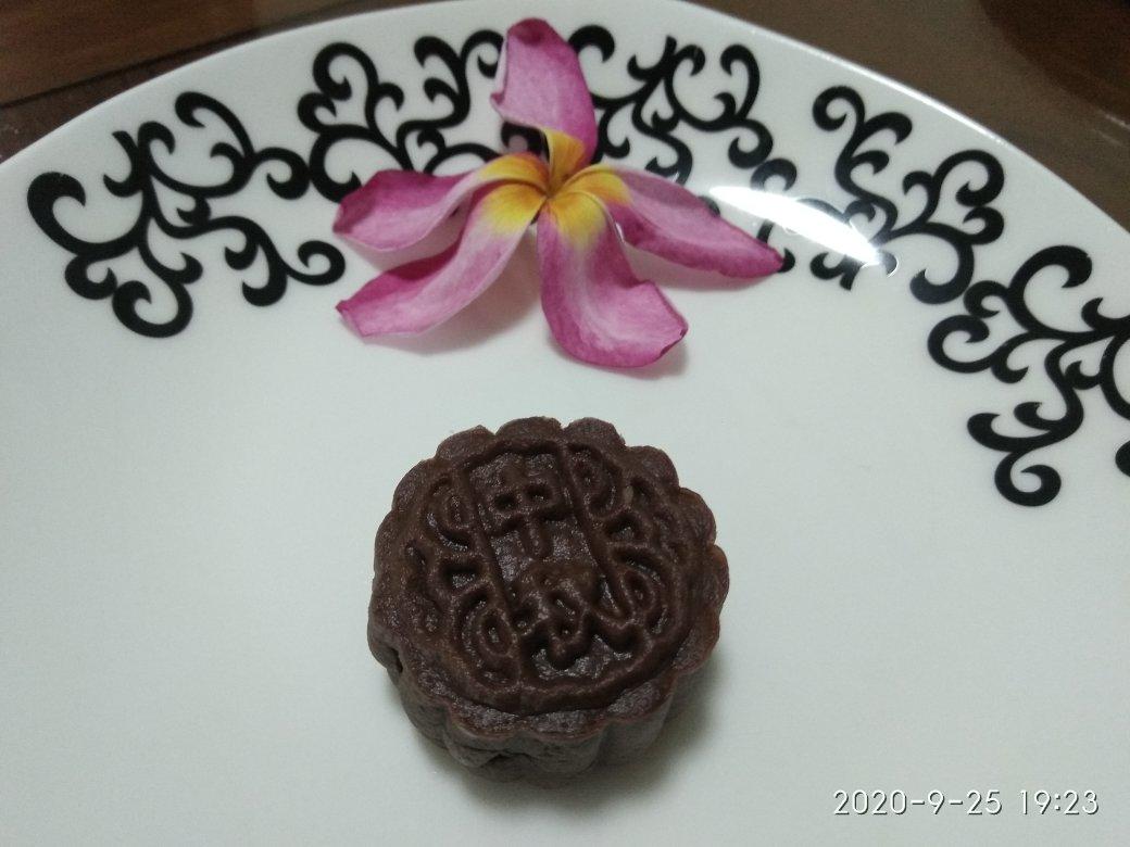 可可流心冰皮月饼