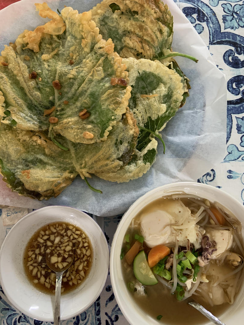 炸紫苏叶
