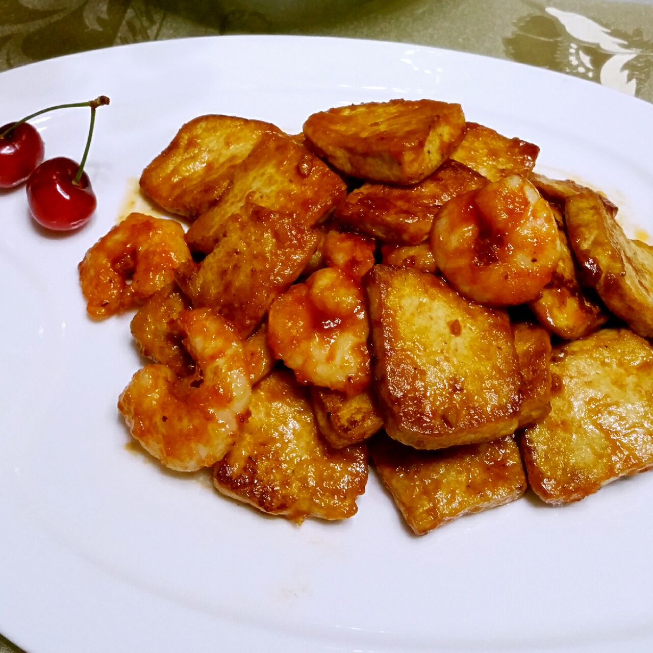 鲜虾番茄豆腐