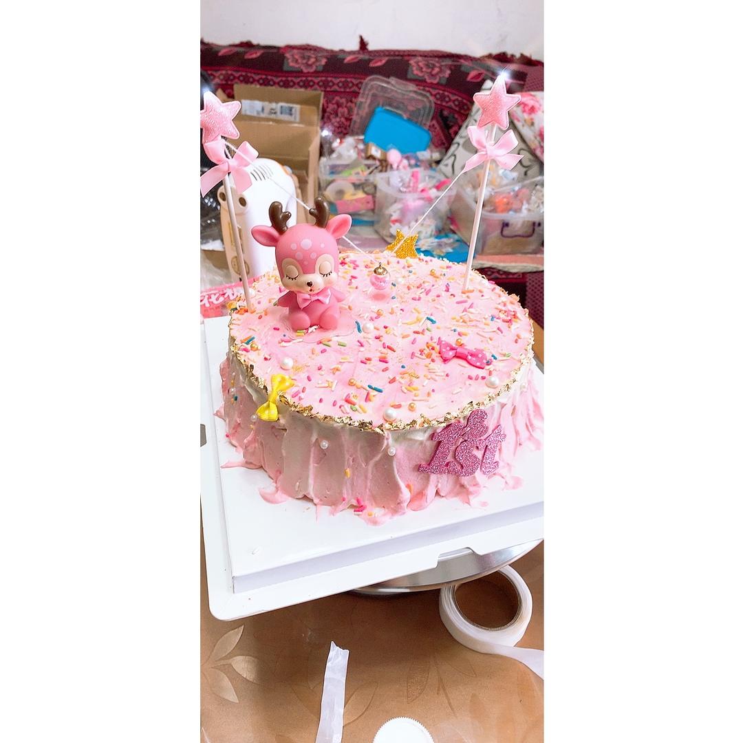 超少女心的粉色系网红蛋糕