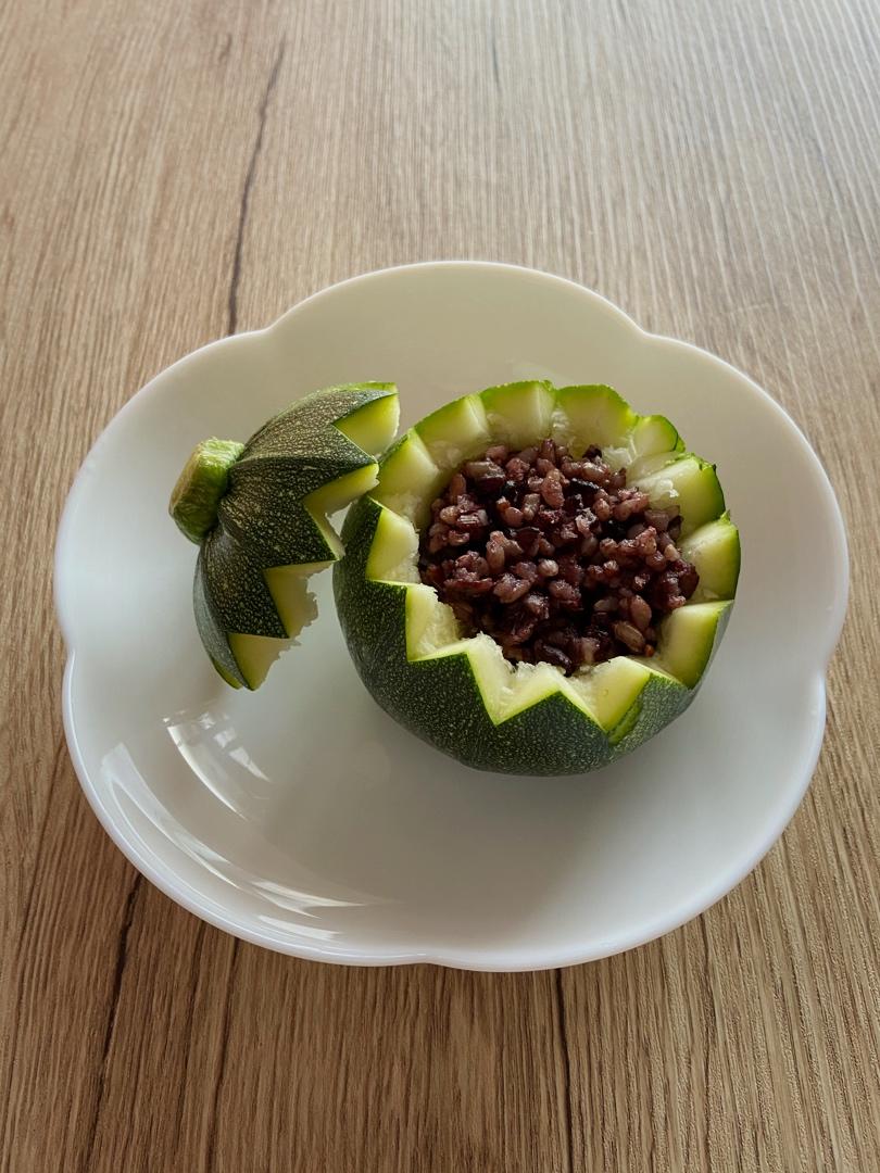 黑米南瓜盅（咸甜三种口味）