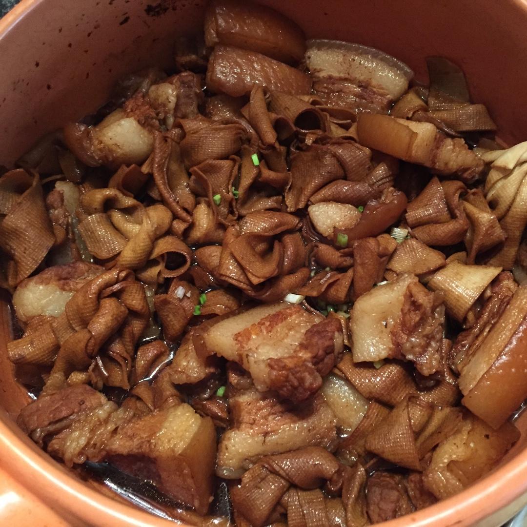 千张结烧肉