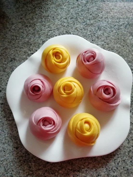 玫瑰花馒头