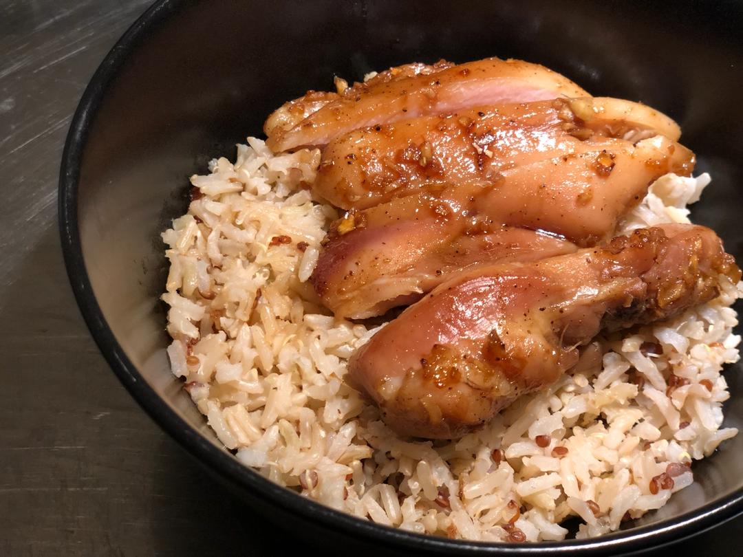 照烧鸡腿饭