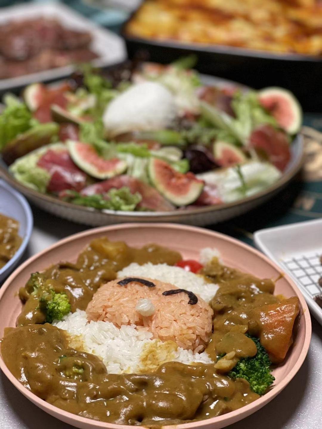 自制超可爱的圣诞大餐