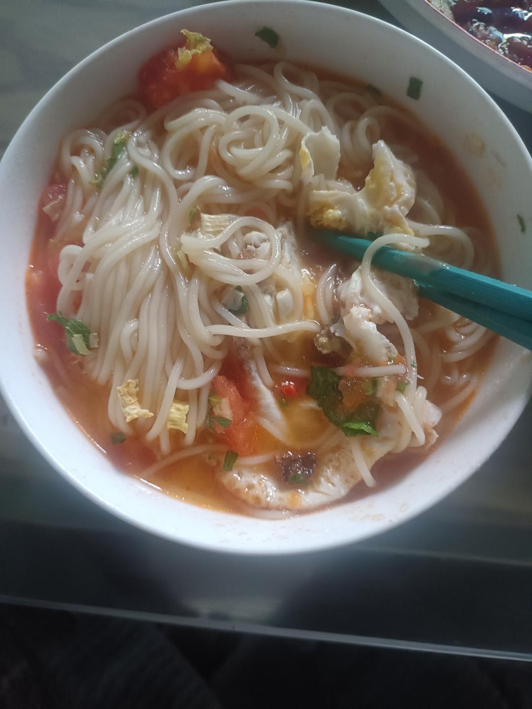 十来分钟做好/番茄鸡蛋面🍜