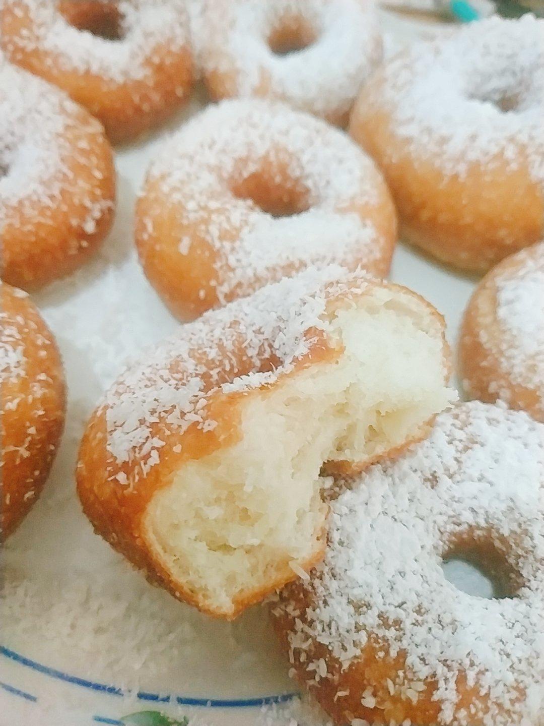 免烤箱！松软可口！一次成功的香甜甜甜圈