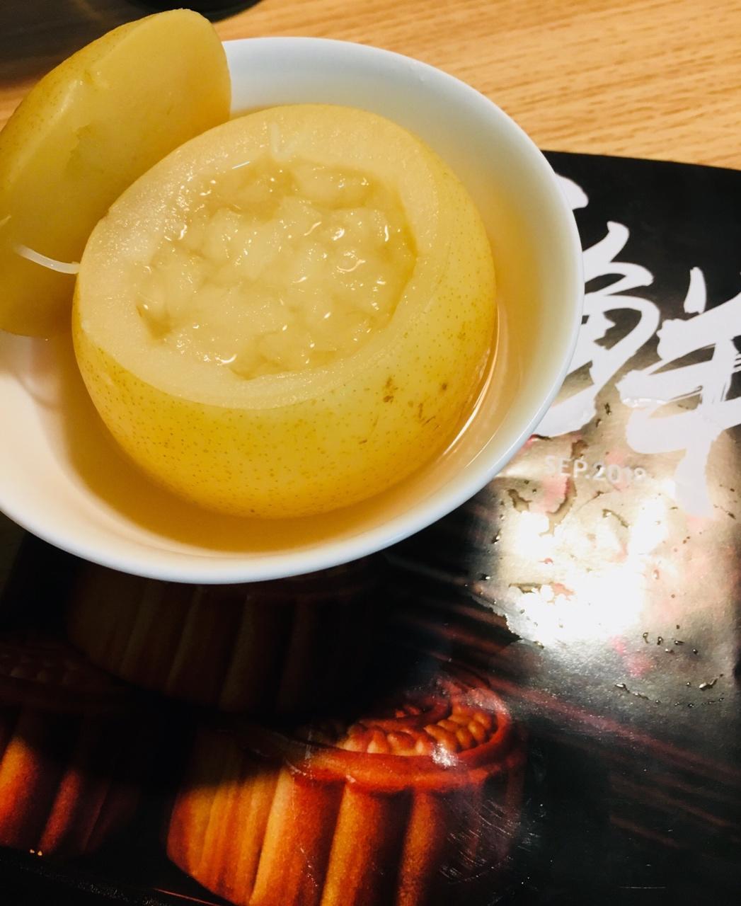 川贝冰糖炖雪梨