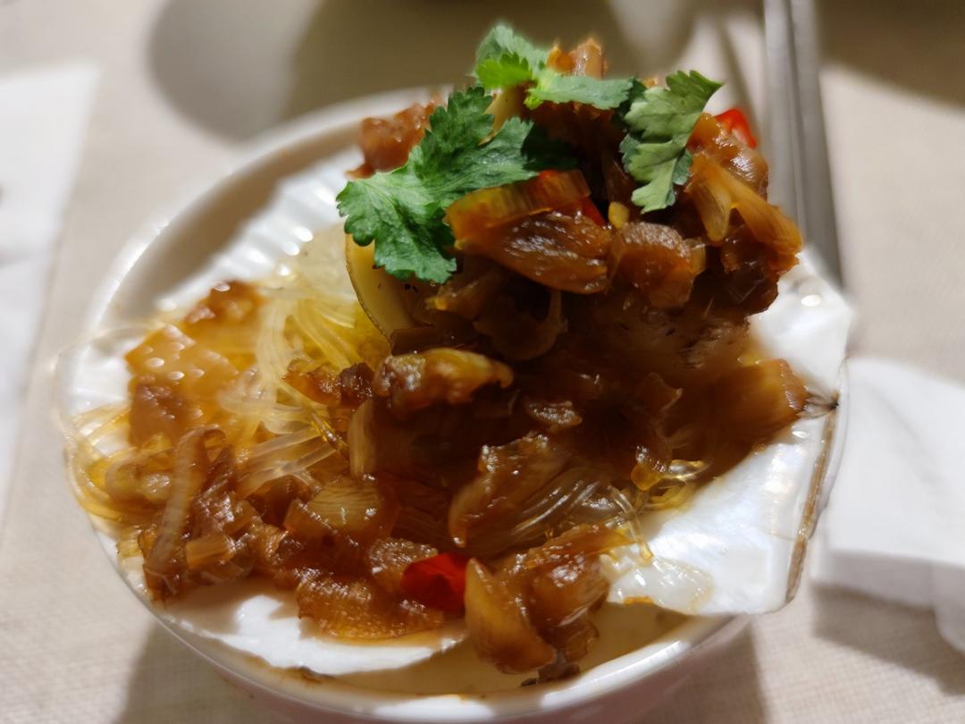 蒜蓉粉丝蒸扇贝
