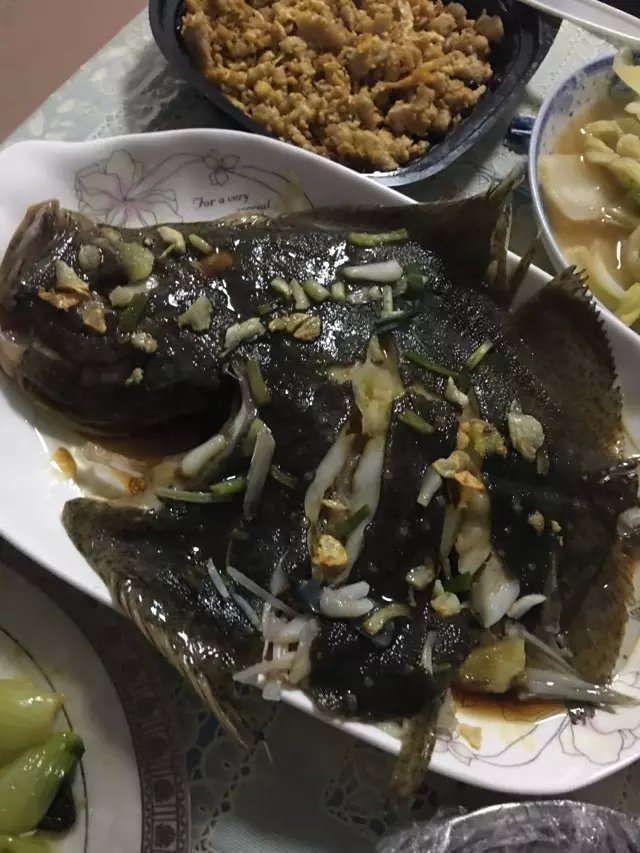 清蒸多宝鱼