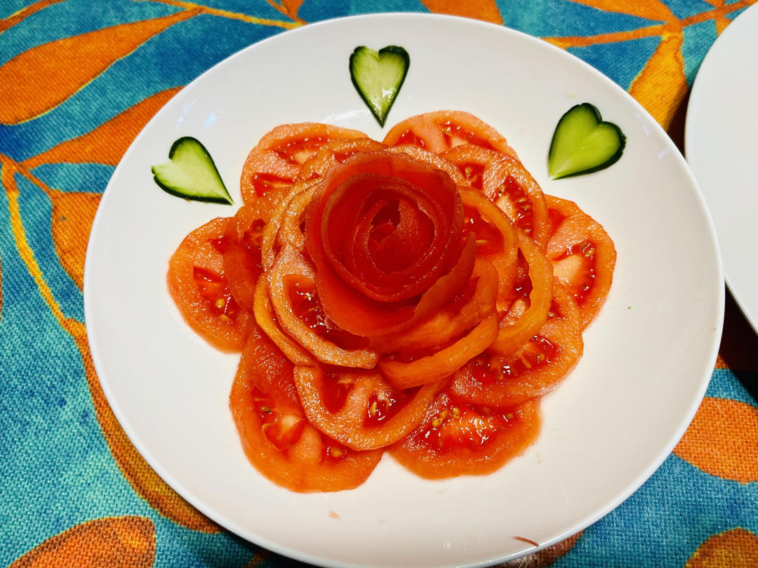 点点石头妈做的花开富贵糖拌西红柿