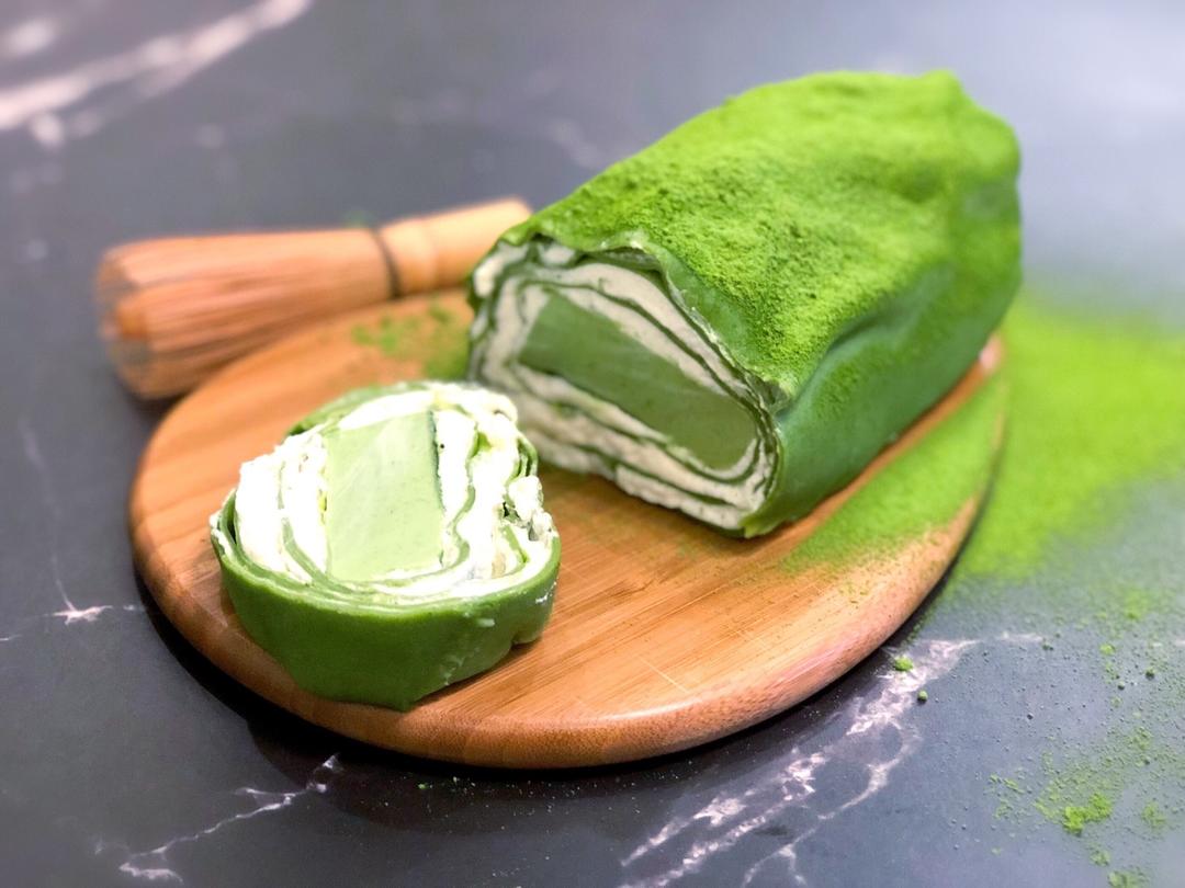 抹茶奶冻毛巾卷【曼食慢语】