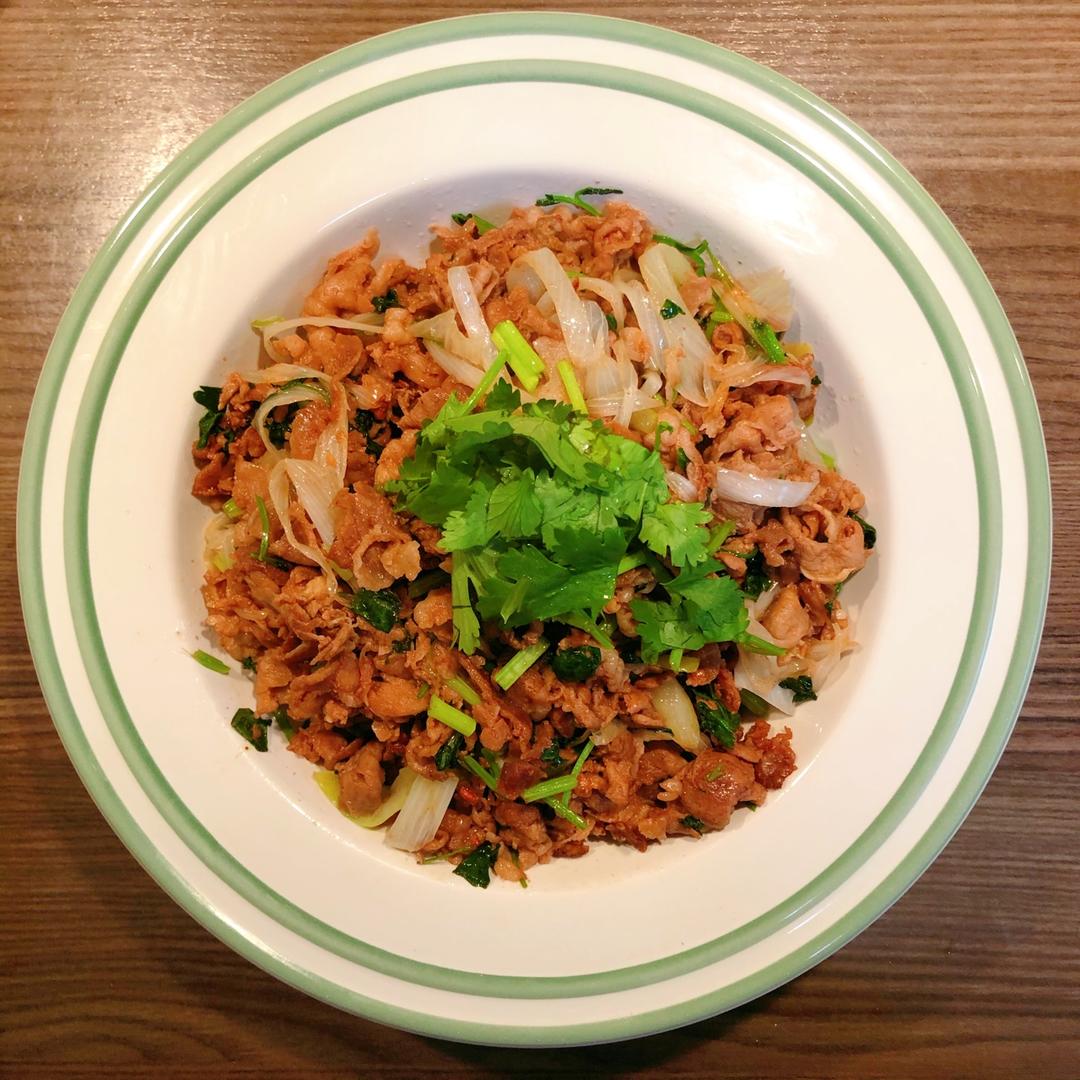 炒烤羊肉片