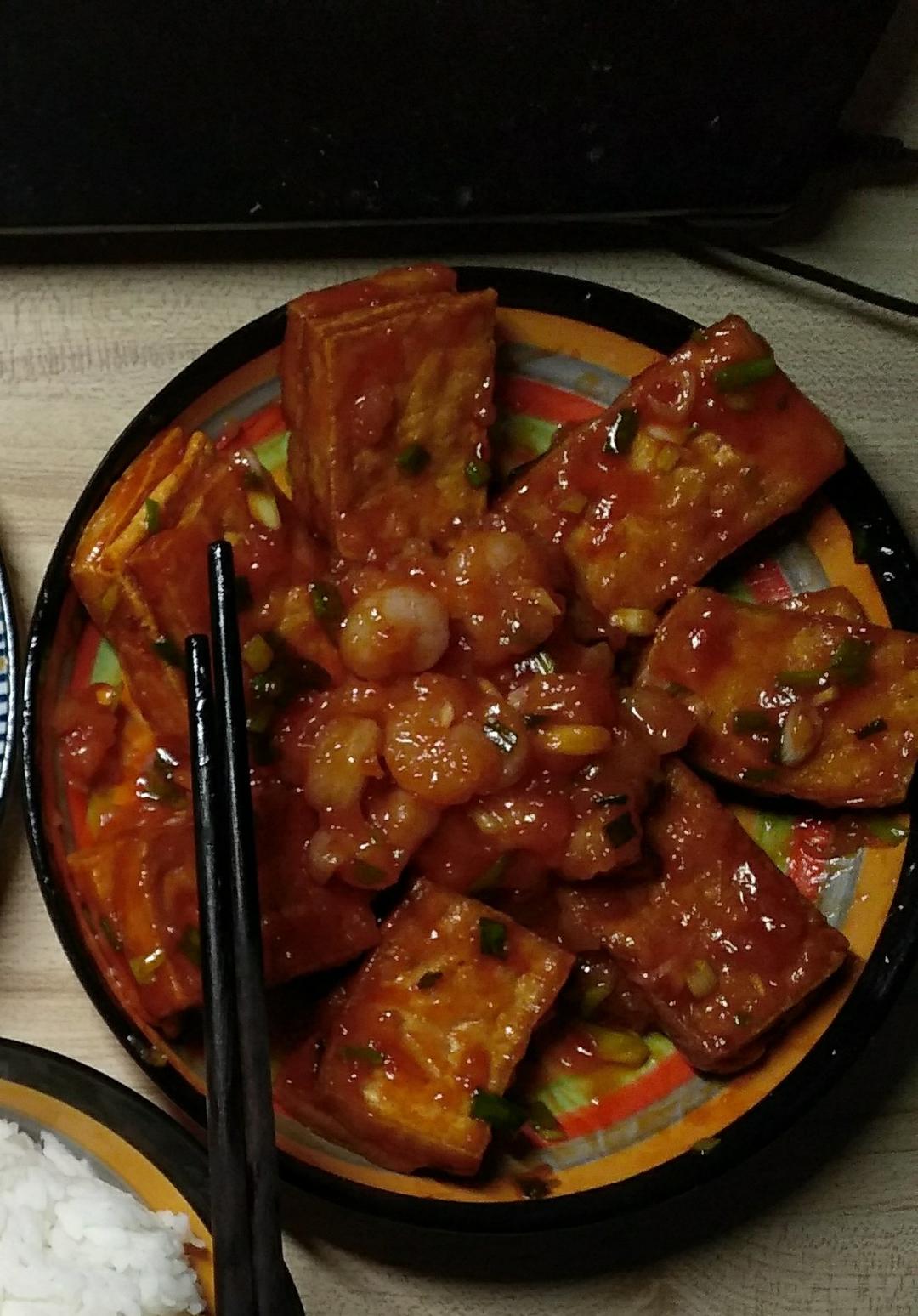 鲜虾番茄豆腐