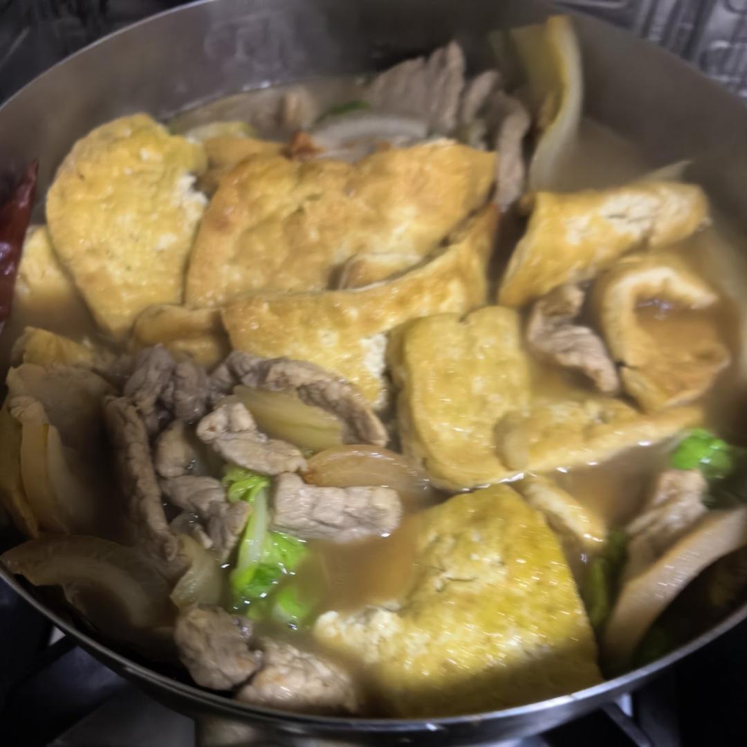 娃娃菜炖豆腐