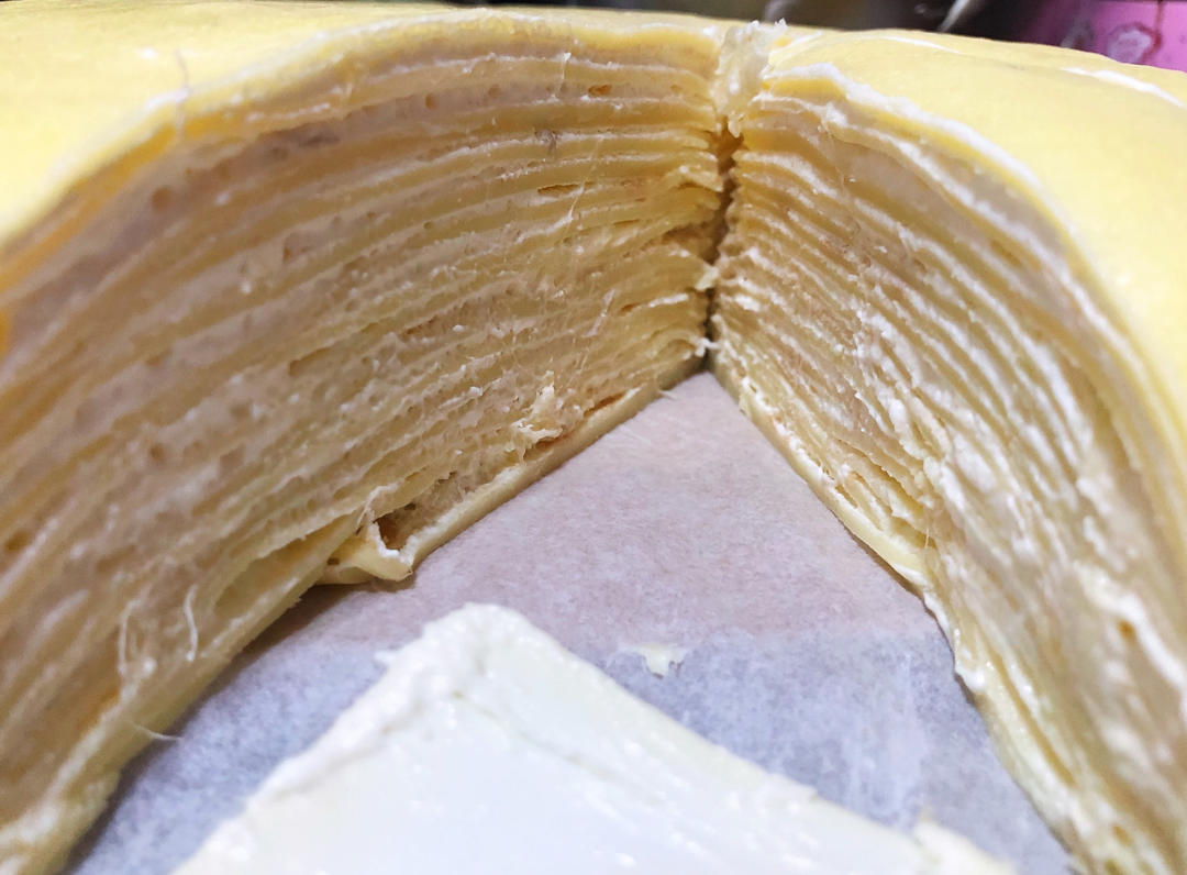 榴莲千层（超软糯蛋皮配方٩( ᐛ )و