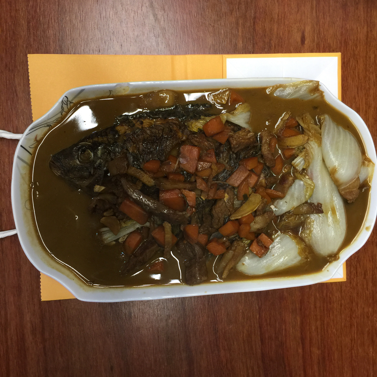 久等了，红烧鱼。