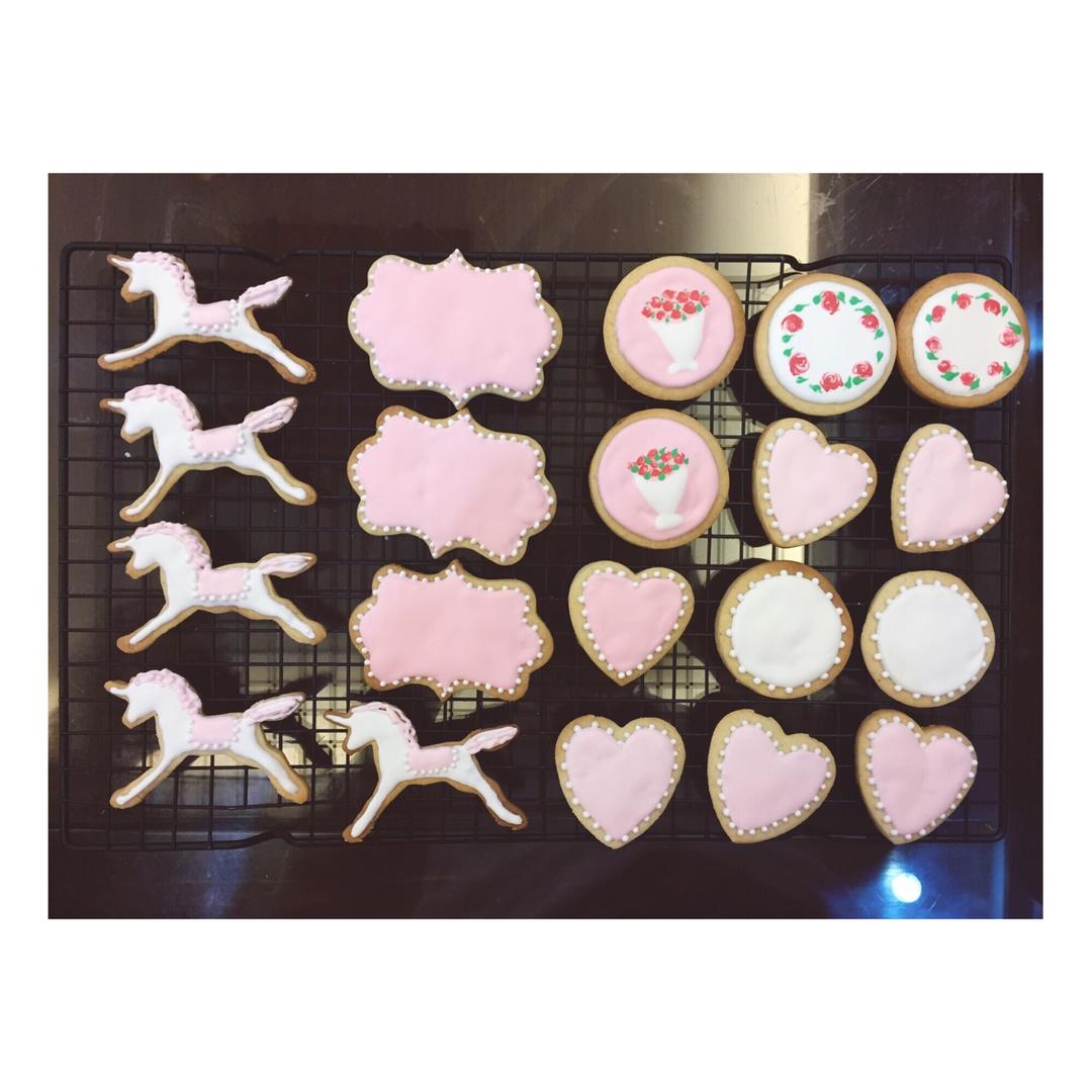 婚礼翻糖糖霜饼干