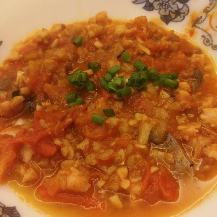 番茄鱼巴沙鱼（也可以用番茄龙利鱼），番茄酱汁超浓郁，营养又下饭！