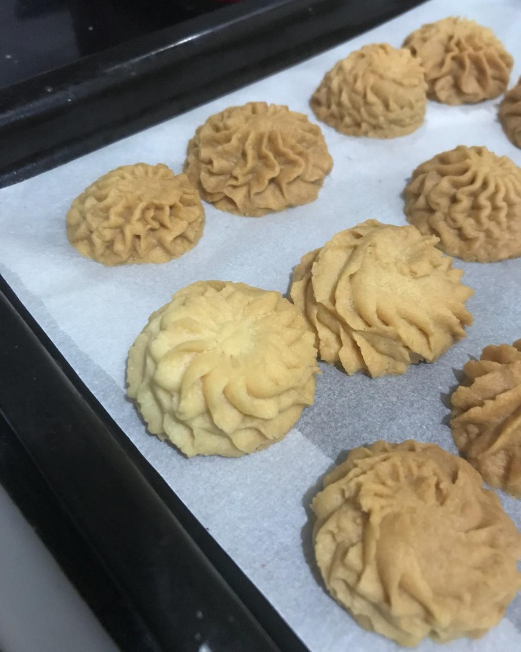 一抿即化酥到掉渣的珍妮曲奇云顶小花/烘焙视频饼干篇1