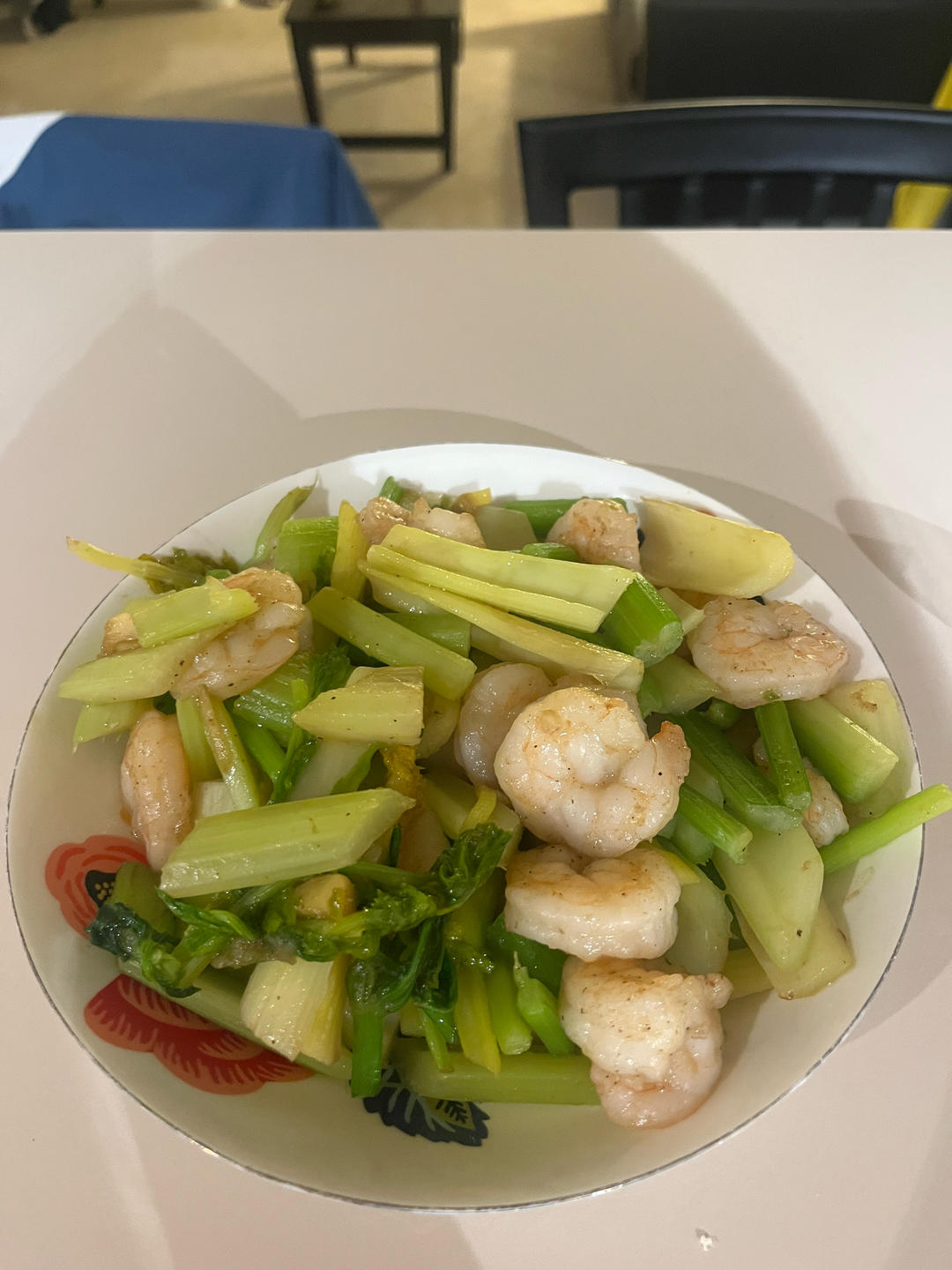 西芹炒虾仁