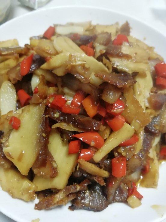 冬笋炒腊肉