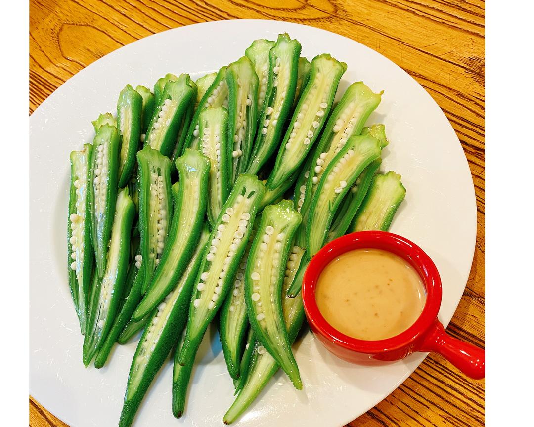 冰镇秋葵越是简单的越好吃