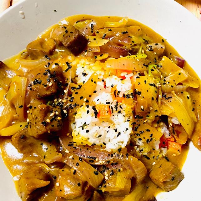 10分钟超快速牛肉粒洋葱咖喱饭