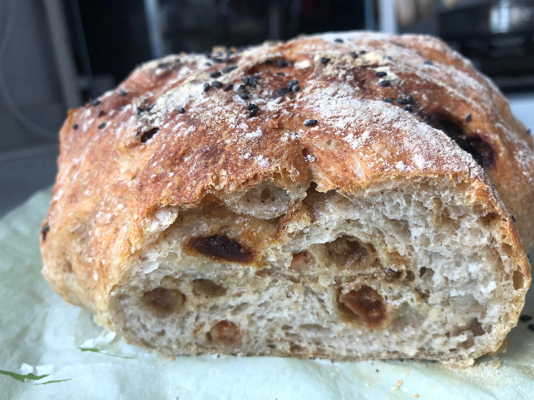 免揉💯无糖无油全麦欧包㊙️健康主食 越吃越香