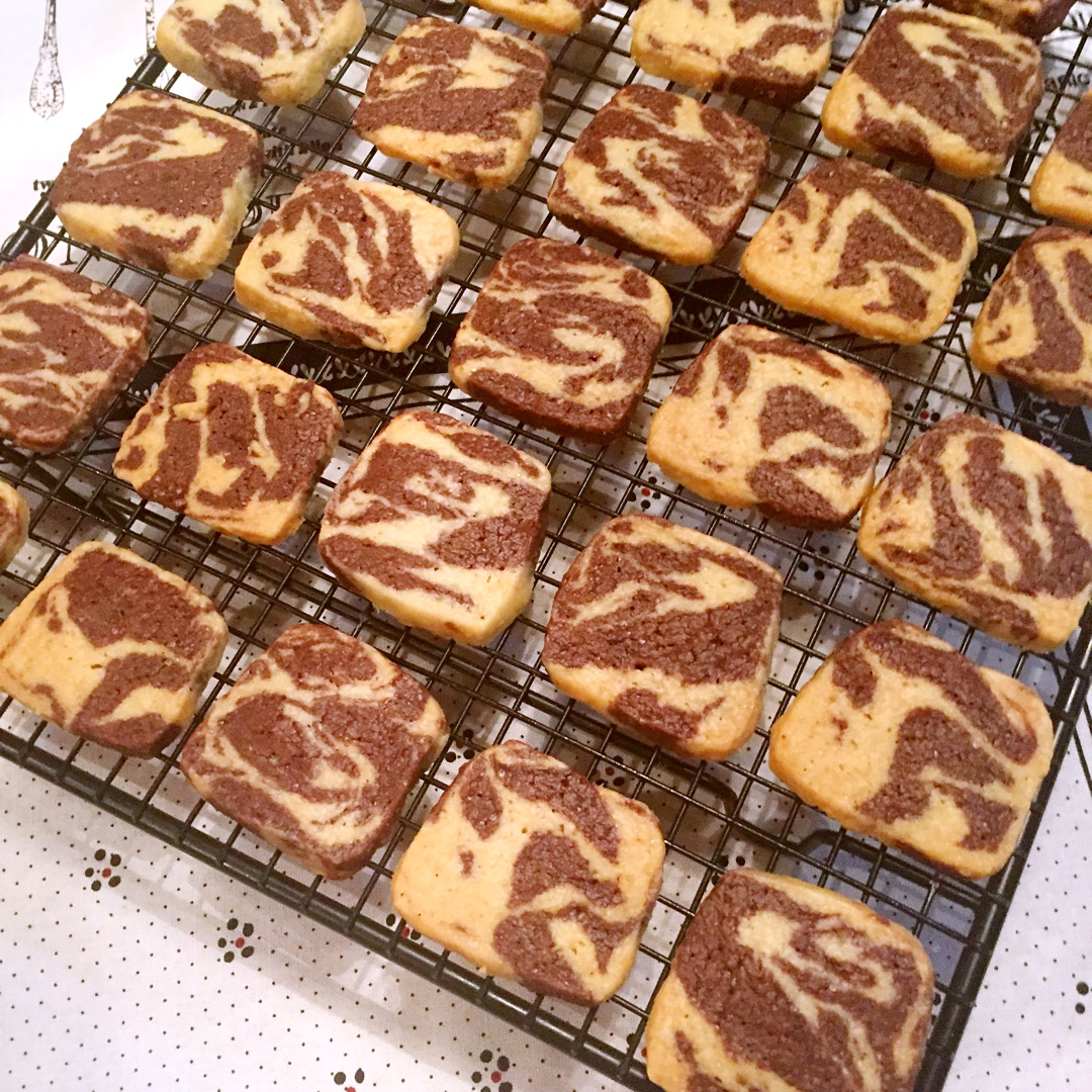 哥手把手教你做大理石曲奇