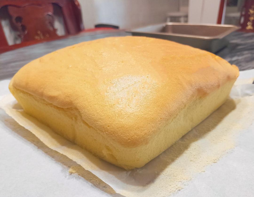 莲子celina做的原味古早蛋糕