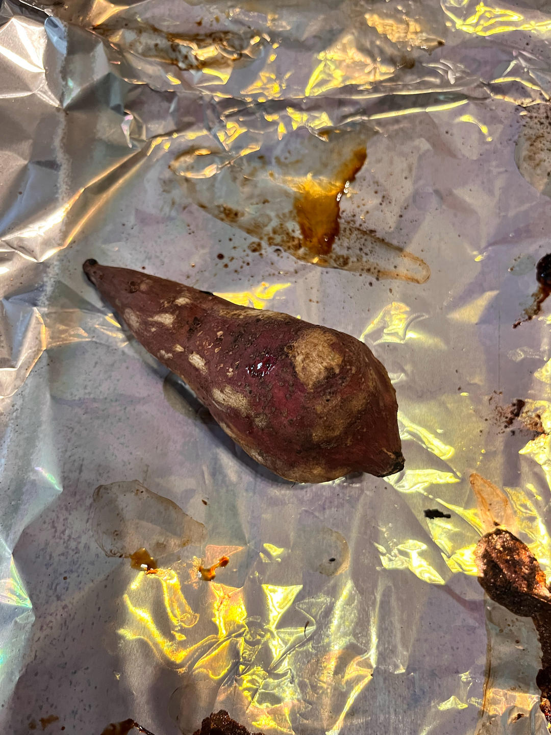 【糯唧唧的烤红薯】糖油四溢皮肉分离外糯里嫩吸溜着吃！