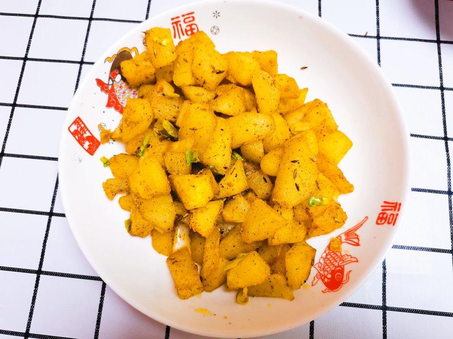 香辣孜然土豆块