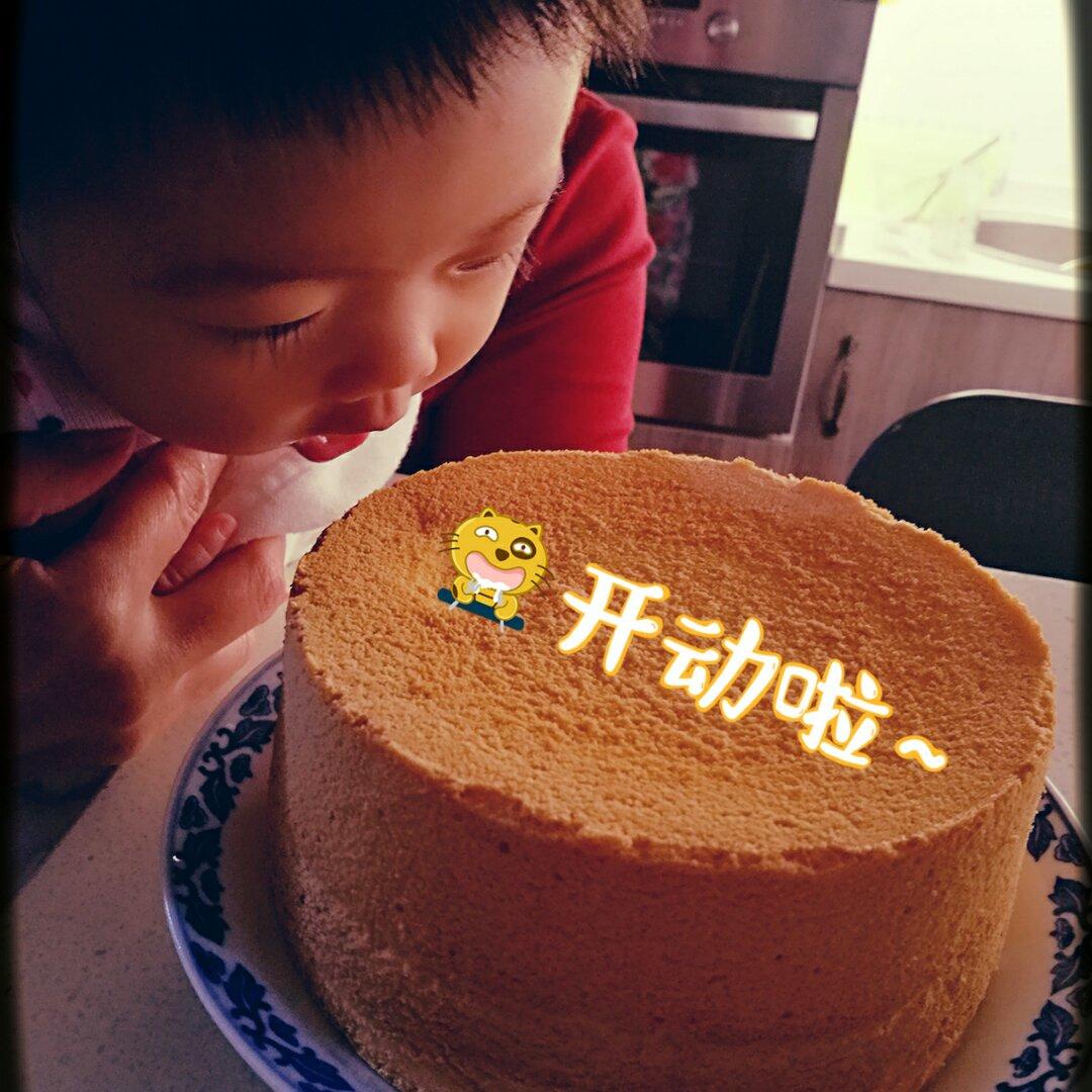 原味戚风蛋糕 女侠森森