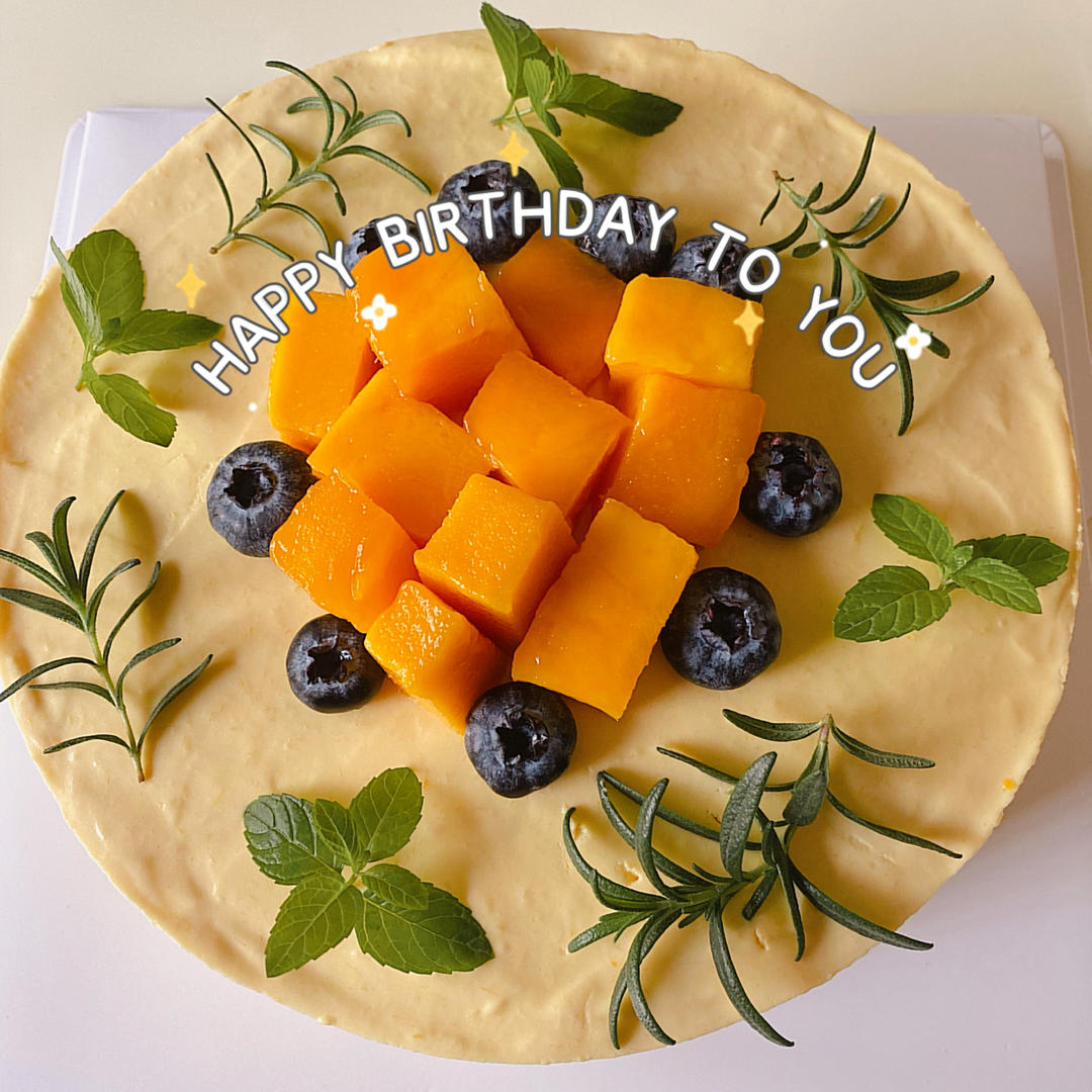 【视频】芒果慕斯（6寸） | 含镜面果胶配方