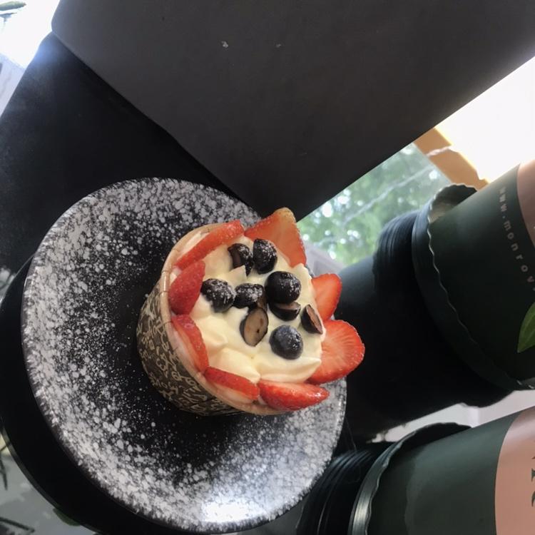 蓝莓戚风小蛋糕