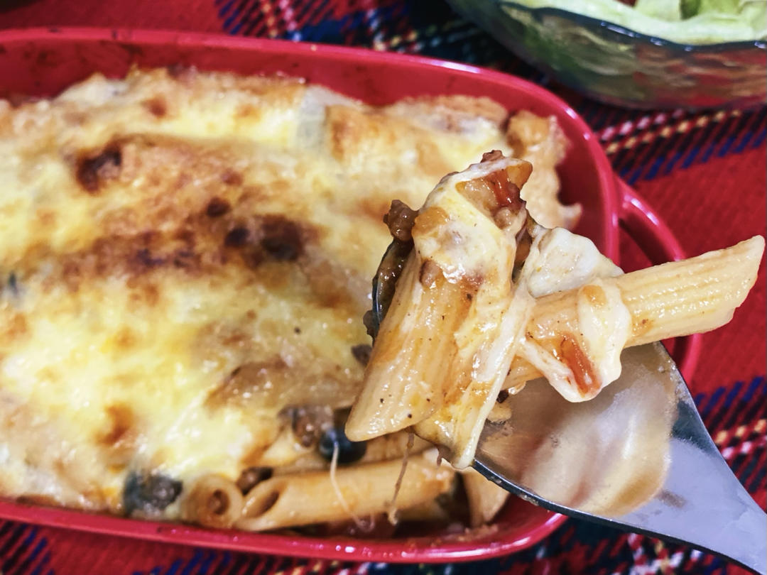 芝士肉酱焗意面