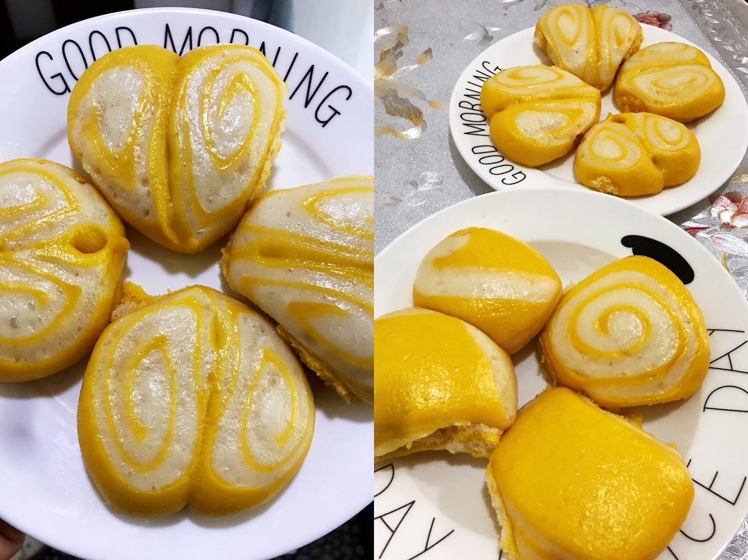 Q弹心形南瓜馒头
