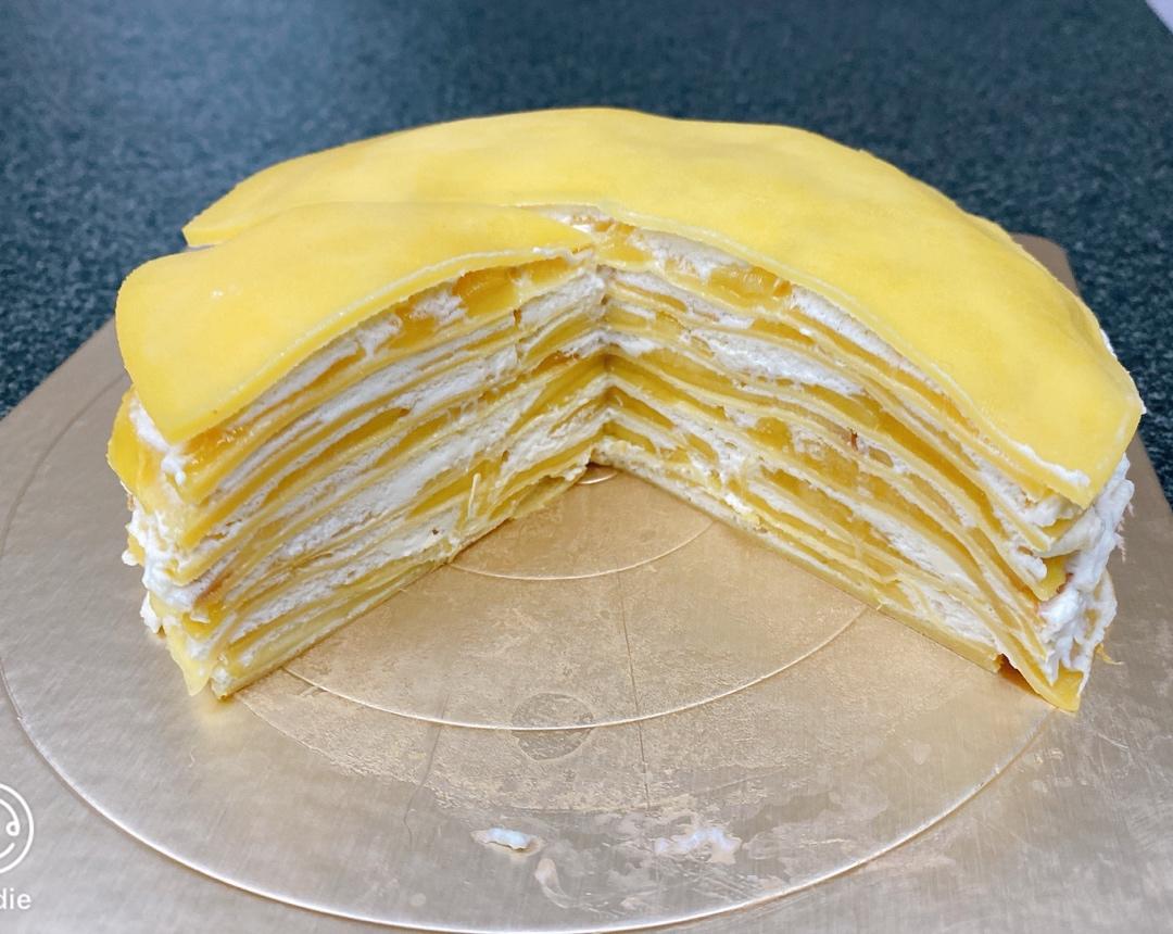 芒果千层蛋糕，100%成功告别煎皮无能