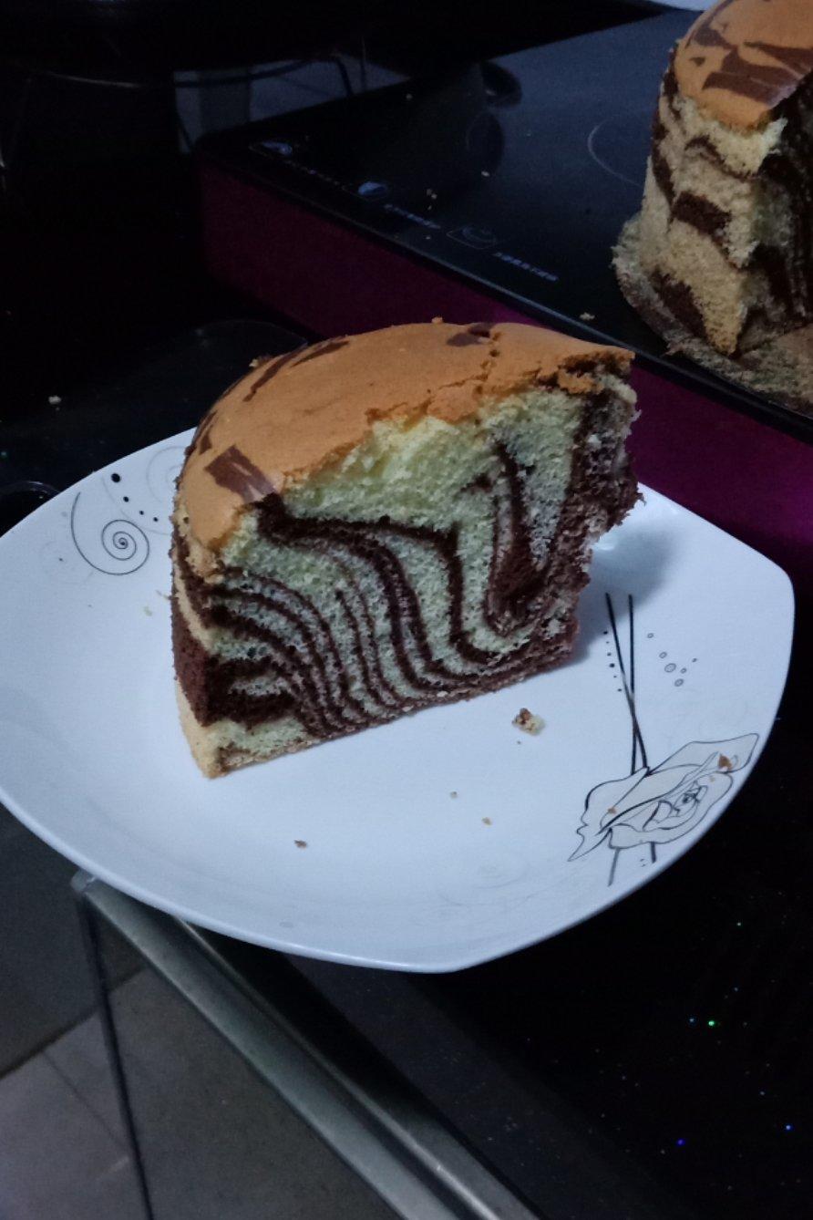 斑马纹戚风蛋糕