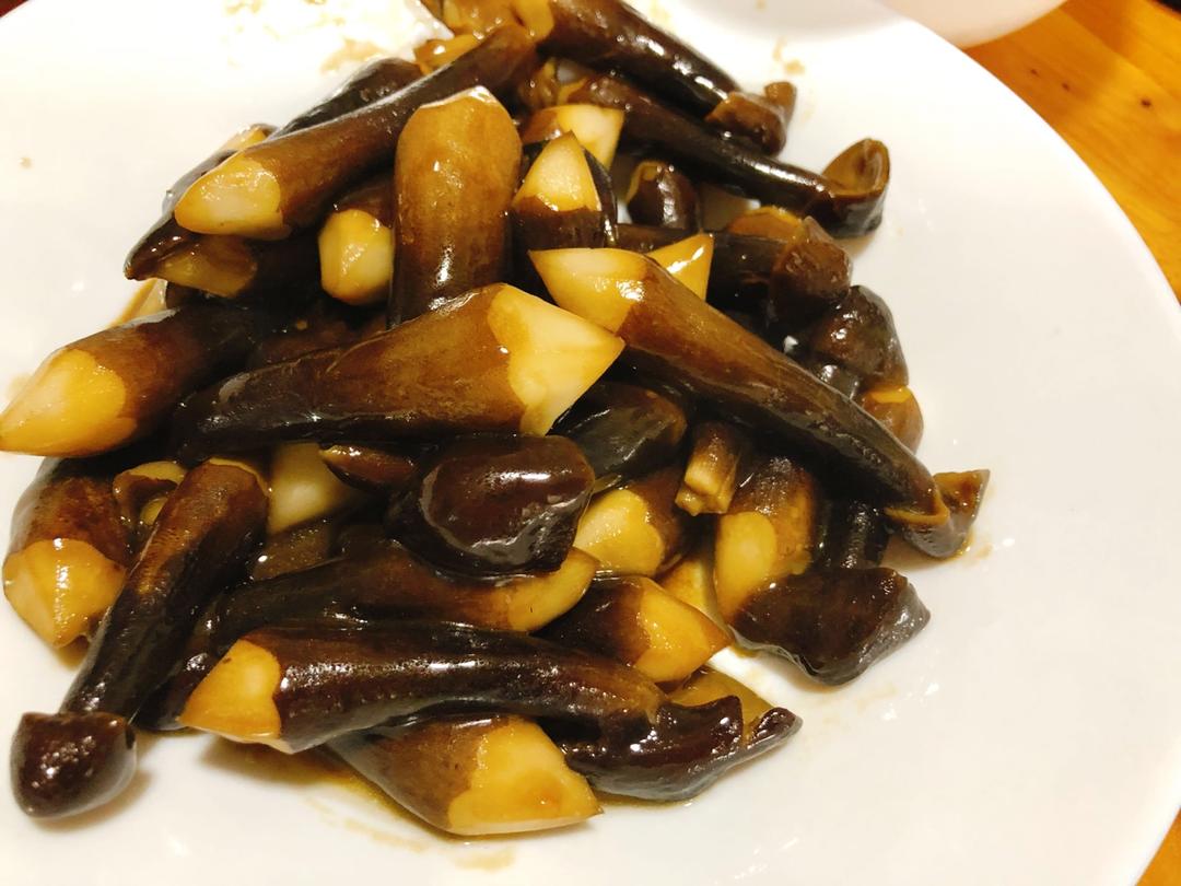 橘子q团做的蚝油鸡枞菌