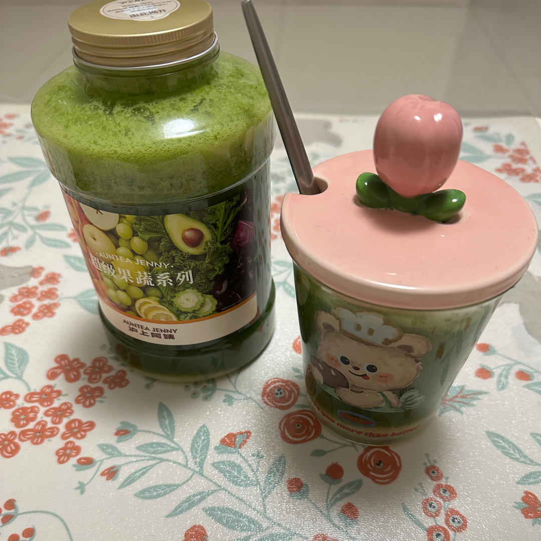 💯清肠排毒羽衣甘蓝果蔬汁，超模同款绿拿铁