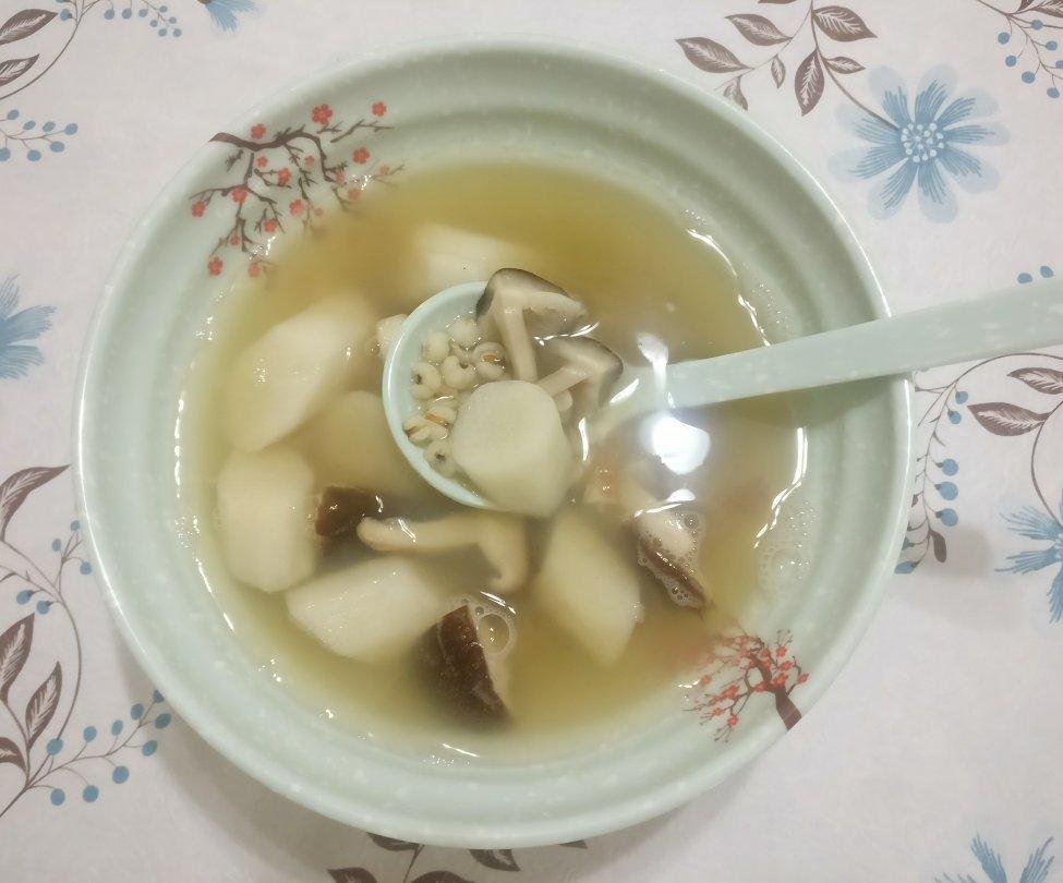 山药薏米蘑菇汤