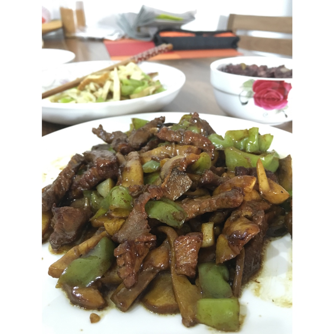 青椒牛肉