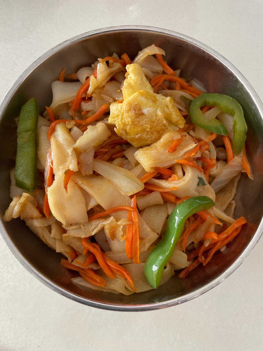 好吃的炒煎饼丝！