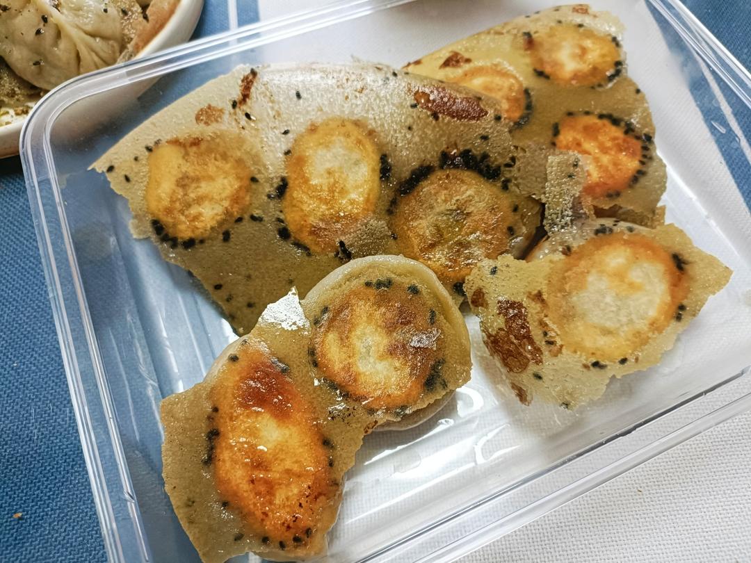 西葫芦生煎包，素馅也可以吃出肉味