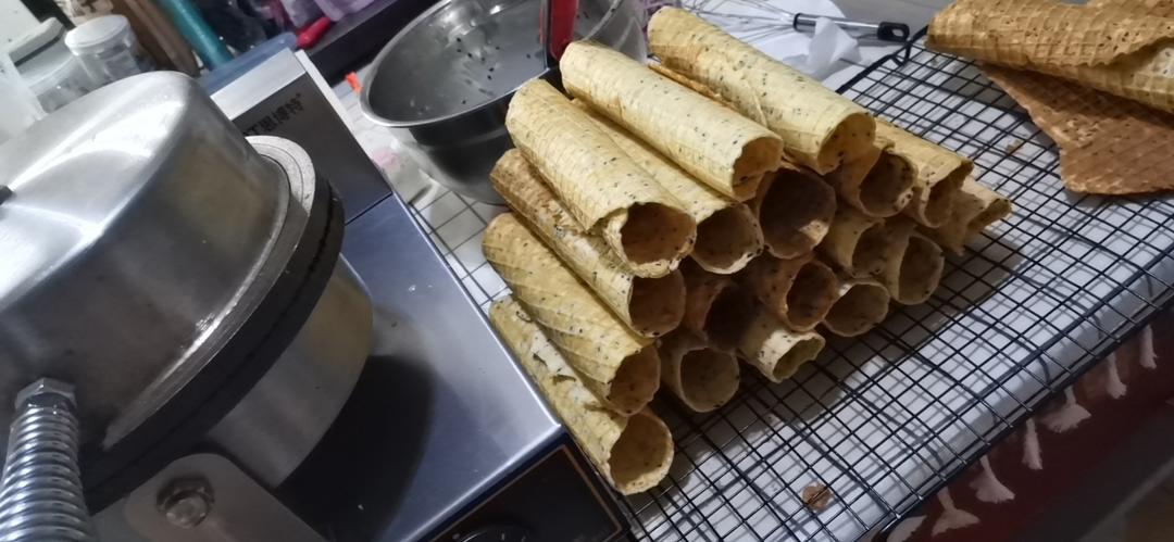 鸡蛋卷 脆皮蛋筒 冰淇淋绝配脆脆脆 无黄油不打发材料简单