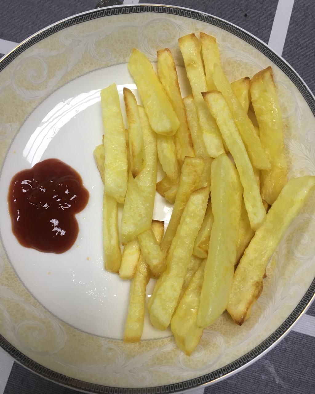 烤箱版健康少油薯条