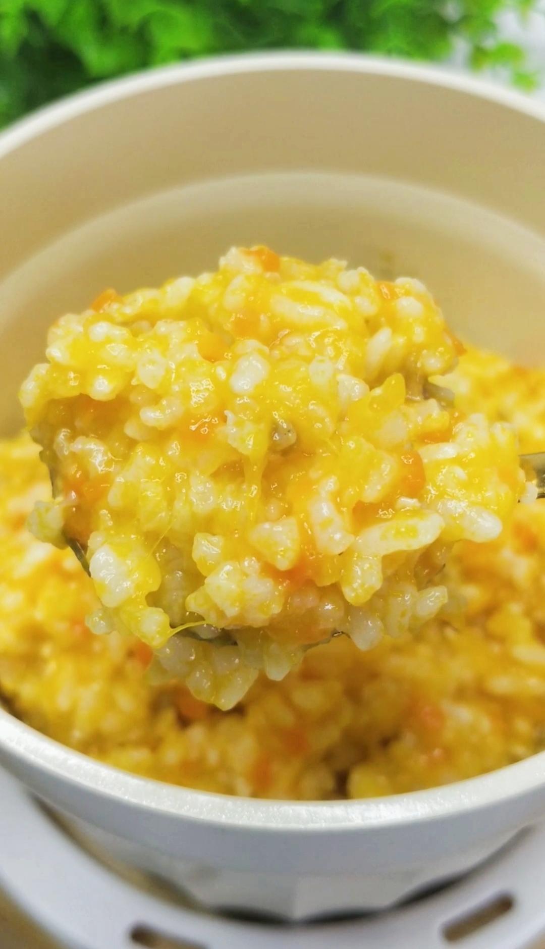 南瓜瘦肉焖饭 10 宝宝辅食